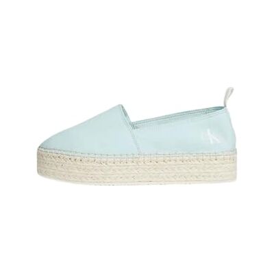 Calvin Klein Jeans Espadrilles Femme Plateforme, Turquoise (Blue Glass), 40 - Publicité Calvin Klein Jeans Espadrilles Femme Plateforme, Turquoise (Blue Glass), 40 - Publicité
