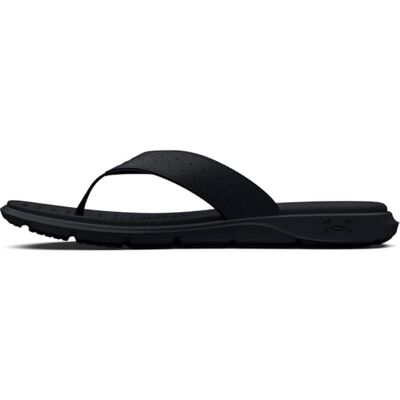 Under Armour Tongs Ignite 7 pour homme, (001) Noir/Noir/Blanc, 42.5 EU - Publicité Under Armour Tongs Ignite 7 pour homme, (001) Noir/Noir/Blanc, 42.5 EU - Publicité
