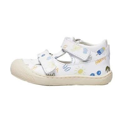 NATURINO Puffy Sandale, White, 18 EU - Publicité NATURINO Puffy Sandale, White, 18 EU - Publicité