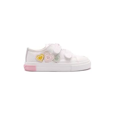 Conguitos Baskets Basses Fille avec imprimé cœurs (Multicolore/Taille 23) (Glitter/Tailla 23) - Publicité Conguitos Baskets Basses Fille avec imprimé cœurs (Multicolore/Taille 23) (Glitter/Tailla 23) - Publicité