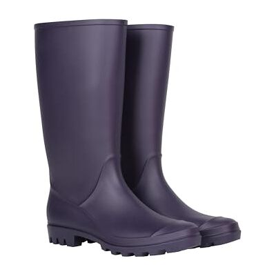 Mountain Warehouse Splash Bottes en caoutchouc imperméables pour femme, doublure textile, adhérence robuste, idéales pour les festivals, le jardin, la marche, violet foncé, 39 EU - Publicité Mountain Warehouse Splash Bottes en caoutchouc imperméables pour femme, doublure textile, adhérence robuste, idéales pour les festivals, le jardin, la marche, violet foncé, 39 EU - Publicité