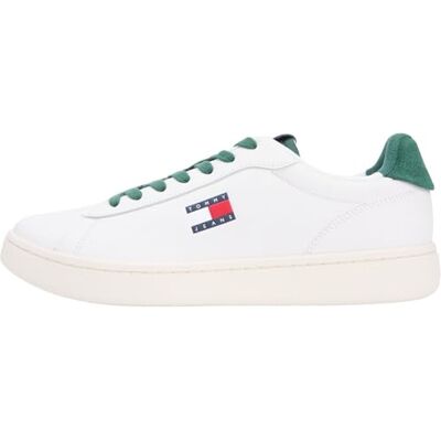 Tommy Jeans Homme Archive '98 Em0em01596 Bas, White (Ecru/Shadow Pine), 40 EU - Publicité Tommy Jeans Homme Archive '98 Em0em01596 Bas, White (Ecru/Shadow Pine), 40 EU - Publicité