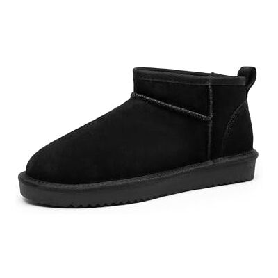 DREAM PAIRS Bottes de Neige pour Femmes Confortable Bottes Hiver Antidérapante et Durable Mini-Botte FuzzyClassic,Size 41.5,Noir,SDSB2405W - Publicité DREAM PAIRS Bottes de Neige pour Femmes Confortable Bottes Hiver Antidérapante et Durable Mini-Botte FuzzyClassic,Size 41.5,Noir,SDSB2405W - Publicité