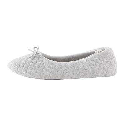 NEXT Chaussons matelassés style ballerines Gris 35.5-37 - Publicité NEXT Chaussons matelassés style ballerines Gris 35.5-37 - Publicité