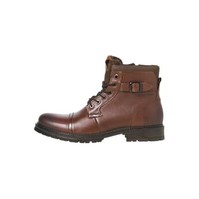 Jack & Jones Homme Jfwdexter Bottes En Cuir Sn, Brown Stone, 40 EU - Publicité Jack & Jones Homme Jfwdexter Bottes En Cuir Sn, Brown Stone, 40 EU - Publicité