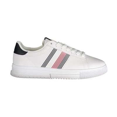 Tommy Hilfiger Men SUPERCUP LTH SEASONAL, White, 44 EU - Publicité Tommy Hilfiger Men SUPERCUP LTH SEASONAL, White, 44 EU - Publicité