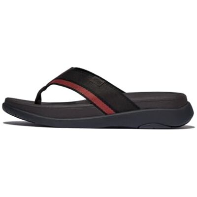 Fitflop Men's F-Mode Go Tonal-Edge Webbing Toe-Post Sandals, Chocolate Brown Multi, 44 EU - Publicité Fitflop Men's F-Mode Go Tonal-Edge Webbing Toe-Post Sandals, Chocolate Brown Multi, 44 EU - Publicité
