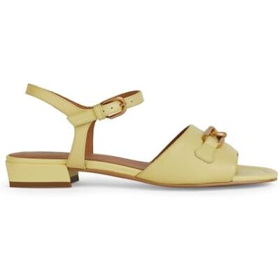 Geox Sandales plates D New Eraklia 15 pour femme, Jaune clair, 38 EU - Publicité Geox Sandales plates D New Eraklia 15 pour femme, Jaune clair, 38 EU - Publicité