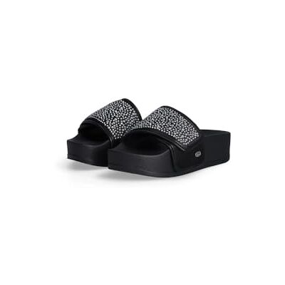 Liu Jo Mikonos 4 Sandales pour femme, Noir , 40 EU - Publicité Liu Jo Mikonos 4 Sandales pour femme, Noir , 40 EU - Publicité