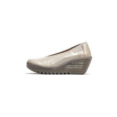Fly London Femme YOZA438FLY Wedges, Silver, 39 EU - Publicité Fly London Femme YOZA438FLY Wedges, Silver, 39 EU - Publicité