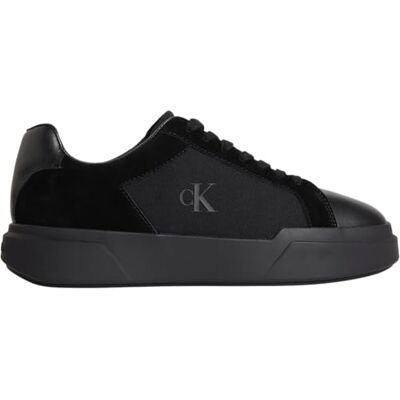 Calvin Klein Homme Chunky Cupsole Laceup CV Mix Hm0hm02238 Top Bas, Black (Triple Black), 39 EU - Publicité Calvin Klein Homme Chunky Cupsole Laceup CV Mix Hm0hm02238 Top Bas, Black (Triple Black), 39 EU - Publicité