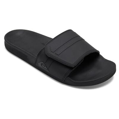 Quiksilver Homme Rivi Slide Adjust Sandale, Schwarz, 48 EU - Publicité Quiksilver Homme Rivi Slide Adjust Sandale, Schwarz, 48 EU - Publicité