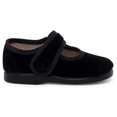 Pisamonas Babies en Velours avec Bouton À Scratch pour Petites Filles Taille 27 Couleur Noir - Publicité Pisamonas Babies en Velours avec Bouton À Scratch pour Petites Filles Taille 27 Couleur Noir - Publicité