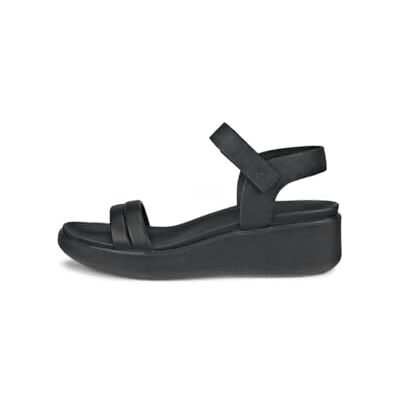 ECCO Femme Flowt Wedge Lx W Sandales talons, Noir, 37 EU - Publicité ECCO Femme Flowt Wedge Lx W Sandales talons, Noir, 37 EU - Publicité
