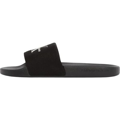 Calvin Klein Claquettes Femme Slide Monogram avec Logo, Noir (Black), 39 - Publicité Calvin Klein Claquettes Femme Slide Monogram avec Logo, Noir (Black), 39 - Publicité
