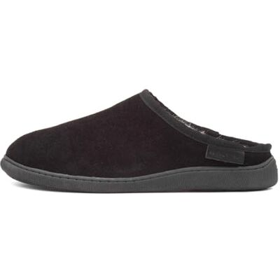 Hush Puppies Ashton Chaussons pour homme - Noir, 42 EU - Publicité Hush Puppies Ashton Chaussons pour homme - Noir, 42 EU - Publicité