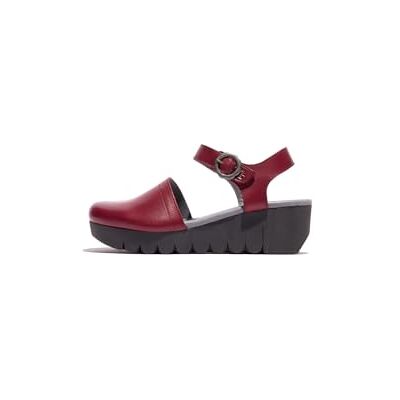 Fly London Femme VIZI385FLY Sandal, Burgundy, 37 EU - Publicité Fly London Femme VIZI385FLY Sandal, Burgundy, 37 EU - Publicité