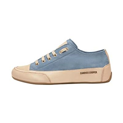 Candice Cooper Rock S-Baskets en Cuir tamponné Bleu 34 - Publicité Candice Cooper Rock S-Baskets en Cuir tamponné Bleu 34 - Publicité