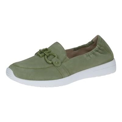 CAPRICE Mocassins Femme en Cuir Confort, Vert (Green Suede), 40 EU - Publicité CAPRICE Mocassins Femme en Cuir Confort, Vert (Green Suede), 40 EU - Publicité