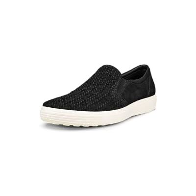 ECCO Baskets Soft 7 Woven à Enfiler 2.0 pour Homme, Noir/Nubuck, 39.5/40 EU - Publicité ECCO Baskets Soft 7 Woven à Enfiler 2.0 pour Homme, Noir/Nubuck, 39.5/40 EU - Publicité