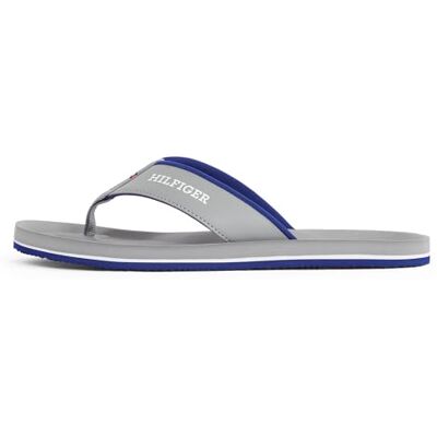 Tommy Hilfiger Tongs Homme Padded Comfort Sandal avec Logo, Gris (Universal Grey), 40 - Publicité Tommy Hilfiger Tongs Homme Padded Comfort Sandal avec Logo, Gris (Universal Grey), 40 - Publicité