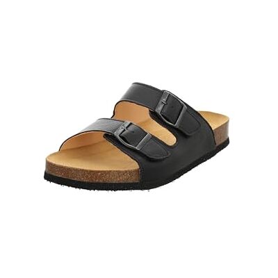 Think! Herren WOLFI chromfrei gegerbte nachhaltige Pantolette, SCHWARZ 0000 - Publicité Think! Herren WOLFI chromfrei gegerbte nachhaltige Pantolette, SCHWARZ 0000 - Publicité