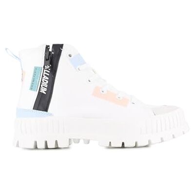 Palladium Pallashock Backzip Ankle Boots Blanc - Publicité Palladium Pallashock Backzip Ankle Boots Blanc - Publicité