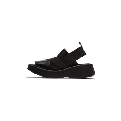 Fly London Women's MALN202FLY Sandal, Black, 40 - Publicité Fly London Women's MALN202FLY Sandal, Black, 40 - Publicité