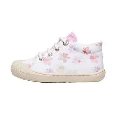 Naturino Cocoon-Chaussures Premiers Pas en Cuir imprimé c ur-Blanc, Blanc-Rose 17 - Publicité Naturino Cocoon-Chaussures Premiers Pas en Cuir imprimé c ur-Blanc, Blanc-Rose 17 - Publicité