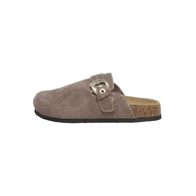 Only Femme Onlhuston Leather Buckle Mule, Gris Taupe, 38 EU - Publicité Only Femme Onlhuston Leather Buckle Mule, Gris Taupe, 38 EU - Publicité