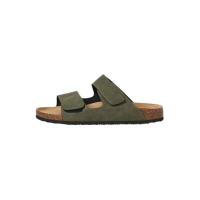 Jack & Jones Sandales Jfwcentral à lanières pour homme, vert olive, 41 EU - Publicité Jack & Jones Sandales Jfwcentral à lanières pour homme, vert olive, 41 EU - Publicité