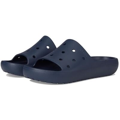 Crocs Unisexe Adulte Classic Slide v2 Sandales, Navy, 45/46 EU - Publicité Crocs Unisexe Adulte Classic Slide v2 Sandales, Navy, 45/46 EU - Publicité