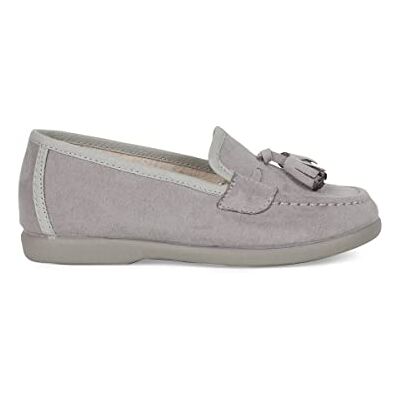 Pisamonas Mocassins Pompons Serratex Taille 28 Couleur Gris Perle - Publicité Pisamonas Mocassins Pompons Serratex Taille 28 Couleur Gris Perle - Publicité