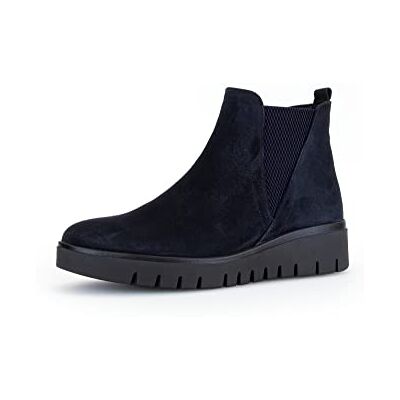 Gabor Femme Bottines, Dame Bottines Chelsea,Bottes de Glisse,Bottes d'hiver,Demi-Bottes,Bottines,fourré,Bleu (Dark-Blue) / 46,40.5 EU / 7 UK - Publicité Gabor Femme Bottines, Dame Bottines Chelsea,Bottes de Glisse,Bottes d'hiver,Demi-Bottes,Bottines,fourré,Bleu (Dark-Blue) / 46,40.5 EU / 7 UK - Publicité