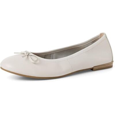 MARCO TOZZI Femmes Ballerines Semelle intérieure Feel Me Moelleuse Cuir Doublure intérieure Douce Tendance, Blanc (White), 41 EU - Publicité MARCO TOZZI Femmes Ballerines Semelle intérieure Feel Me Moelleuse Cuir Doublure intérieure Douce Tendance, Blanc (White), 41 EU - Publicité