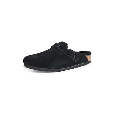 Birkenstock Boston Shearling Lined Women's Slip on 38 M EU Black - Publicité Birkenstock Boston Shearling Lined Women's Slip on 38 M EU Black - Publicité