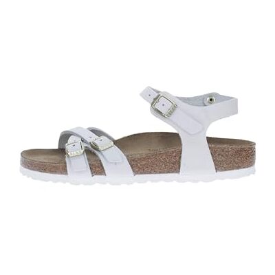 Birkenstock KUMBA Sandales Femme Blanc Antique Boucles Cuir 39 - Publicité Birkenstock KUMBA Sandales Femme Blanc Antique Boucles Cuir 39 - Publicité
