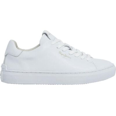 Pepe Jeans Camden Classic W Leather Sneakers White - Publicité Pepe Jeans Camden Classic W Leather Sneakers White - Publicité