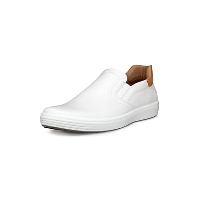 ECCO Baskets Souples à Enfiler pour Homme, Blanc/Lion, 37.5/38 EU - Publicité ECCO Baskets Souples à Enfiler pour Homme, Blanc/Lion, 37.5/38 EU - Publicité