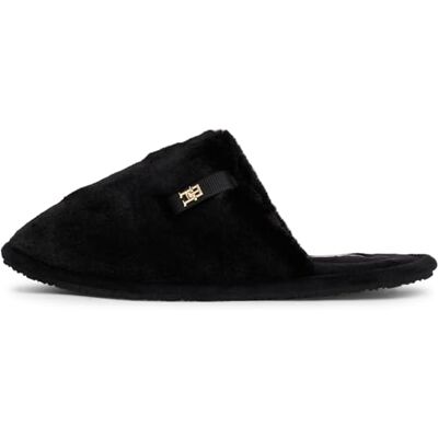 Tommy Hilfiger Women's Th Comfort Home Slipper (Fw0fw08138), Black, 35/36 EU - Publicité Tommy Hilfiger Women's Th Comfort Home Slipper (Fw0fw08138), Black, 35/36 EU - Publicité