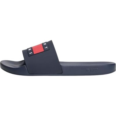 Tommy Jeans Homme Claquettes Pool Slide Sandales de Bain, Bleu (Dark Night Navy), 40 - Publicité Tommy Jeans Homme Claquettes Pool Slide Sandales de Bain, Bleu (Dark Night Navy), 40 - Publicité
