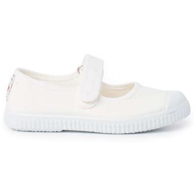 Pisamonas Chaussures Babies Bout en Caoutchouc À Fermeture Scratch Taille 38 Couleur Blanc - Publicité Pisamonas Chaussures Babies Bout en Caoutchouc À Fermeture Scratch Taille 38 Couleur Blanc - Publicité