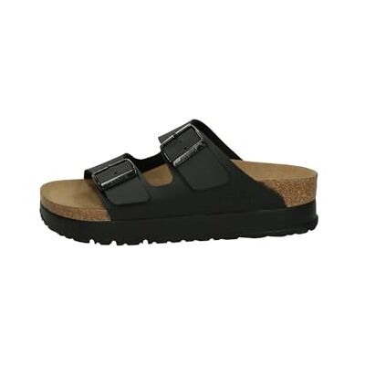 Birkenstock Arizona Platform Vegan, Noir , 40 EU Schmal - Publicité Birkenstock Arizona Platform Vegan, Noir , 40 EU Schmal - Publicité