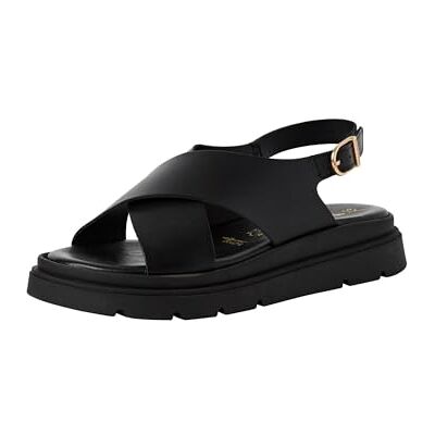 Tamaris sandale femme à talon compensé noir 39 EU - Publicité Tamaris sandale femme à talon compensé noir 39 EU - Publicité