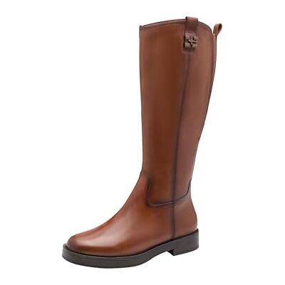 Tamaris Femme Damen Long Boot Flat Botte Haute Jusqu'au Genou, Cognac, 39 EU - Publicité Tamaris Femme Damen Long Boot Flat Botte Haute Jusqu'au Genou, Cognac, 39 EU - Publicité