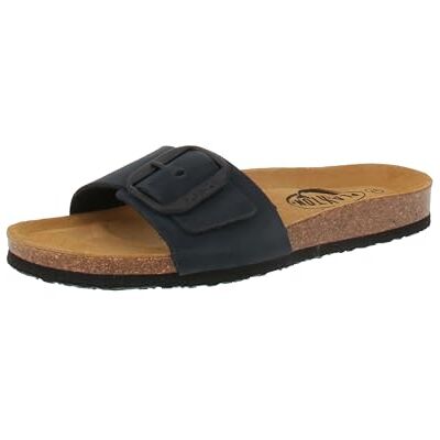 PLAKTON 181018 Bis 3 Nobuck Mules pour femme Marino, Bleu marine, 37 EU - Publicité PLAKTON 181018 Bis 3 Nobuck Mules pour femme Marino, Bleu marine, 37 EU - Publicité