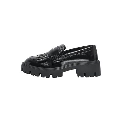 Only Femme Loafer Onlbetty-12 Tassels Studs Mocassins, Noir, 40 EU - Publicité Only Femme Loafer Onlbetty-12 Tassels Studs Mocassins, Noir, 40 EU - Publicité