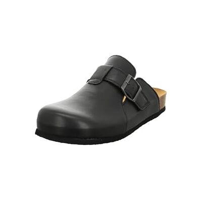 Think! Herren WOLFI chromfrei gegerbte nachhaltige Pantolette, SCHWARZ 0000 - Publicité Think! Herren WOLFI chromfrei gegerbte nachhaltige Pantolette, SCHWARZ 0000 - Publicité