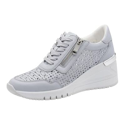 MARCO TOZZI Baskets Femme Semelle intérieure Amovible Feel Me Douce Cuir Doublure Douce Tendance, Bleu (LT.Blue), 40 EU - Publicité MARCO TOZZI Baskets Femme Semelle intérieure Amovible Feel Me Douce Cuir Doublure Douce Tendance, Bleu (LT.Blue), 40 EU - Publicité