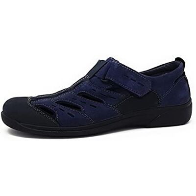 Rohde Rostock 1233 Chaussures Basses en Cuir pour Homme avec Fermeture Velcro, Bleu océan., 47 EU Large - Publicité Rohde Rostock 1233 Chaussures Basses en Cuir pour Homme avec Fermeture Velcro, Bleu océan., 47 EU Large - Publicité